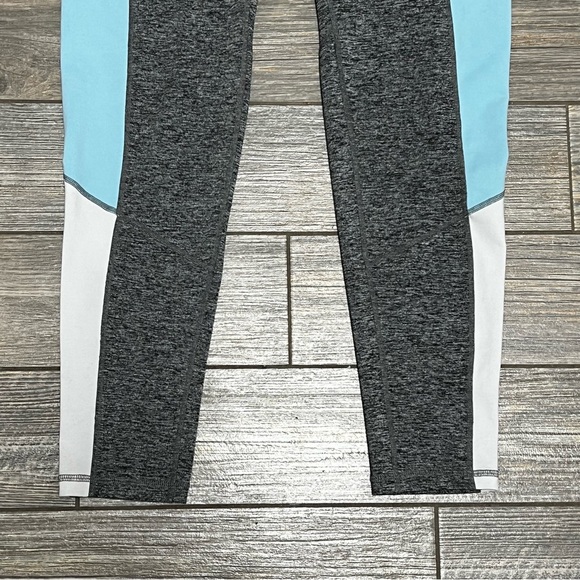 FJ Footjoy Golf Ankle Leggings Women's Size Large Gray Blue 27 Inch Side Pocket - Picture 4 of 15